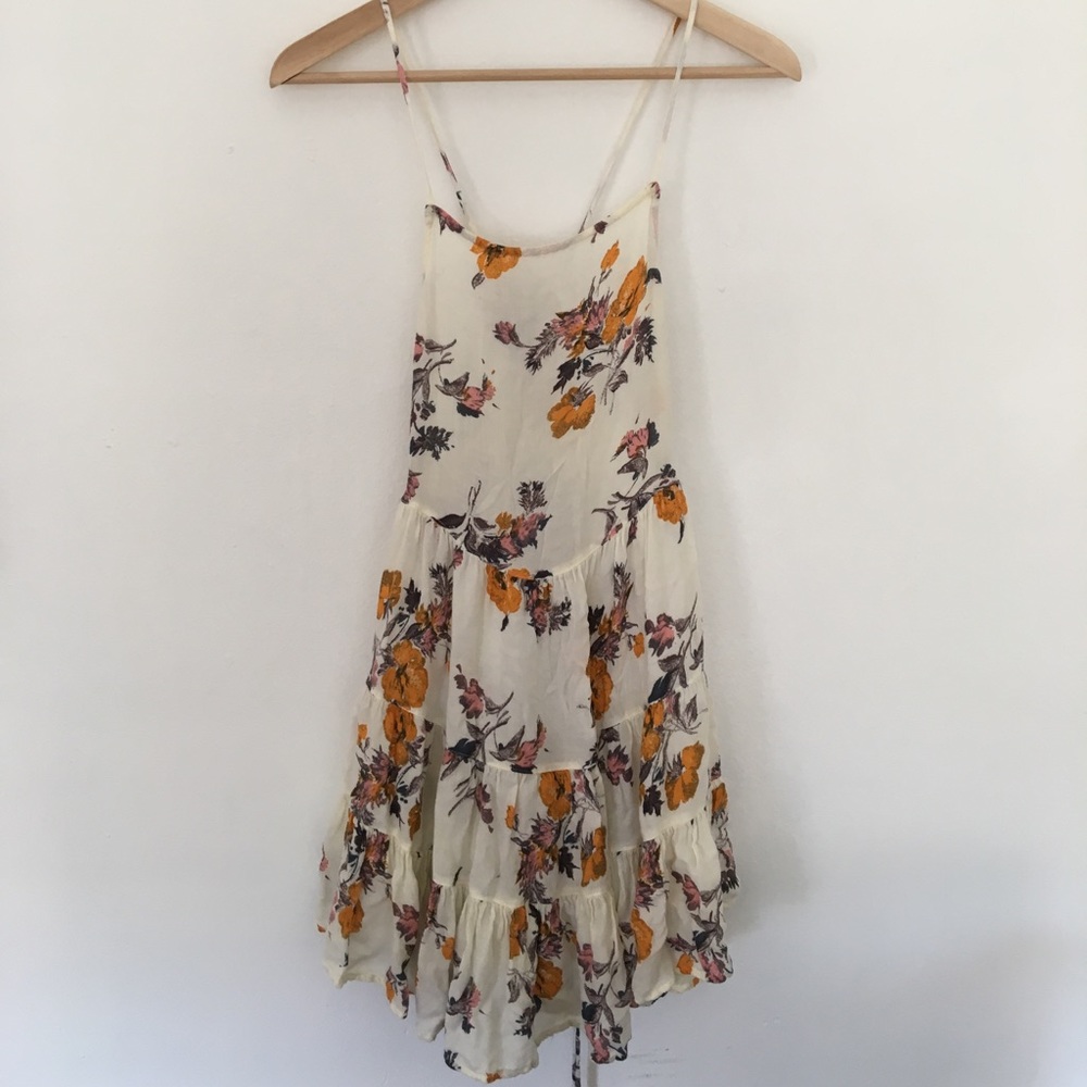 Free People Printed Slip Dress